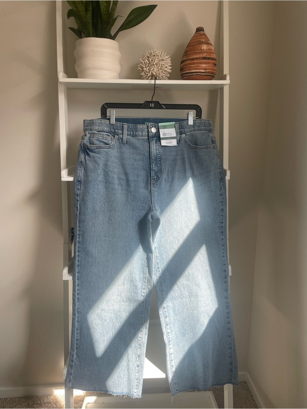 Terra & Sky Light Blue Wide-Leg Jeans